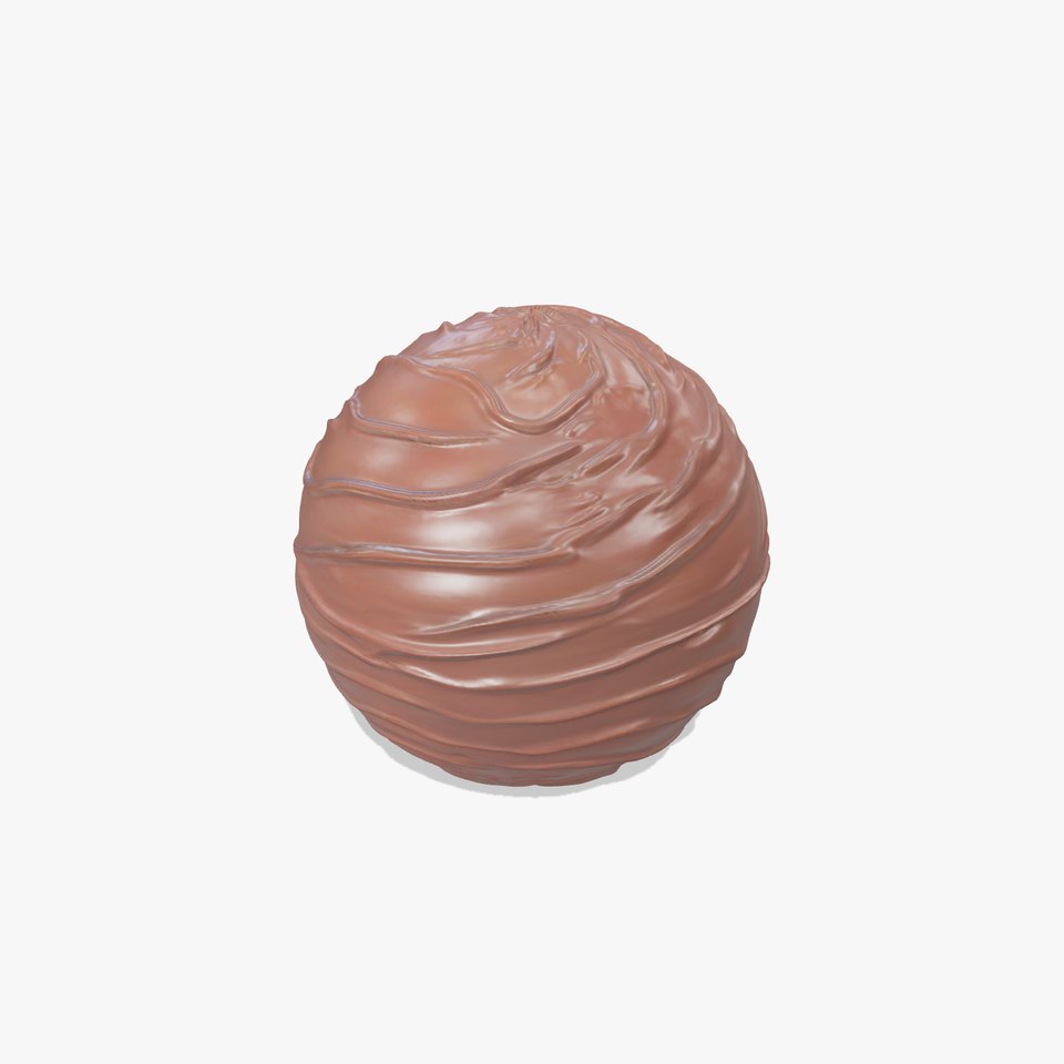 Leather Chocolate Wave HQ PBR Textures Set